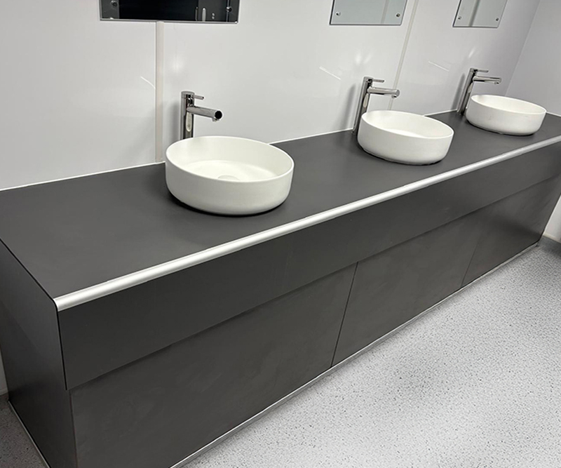 CGL Vanity Unit with counter top basins