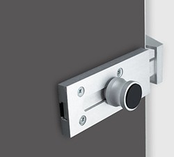 Pendle Toilet Cubicles  Stone Grey Door with latch