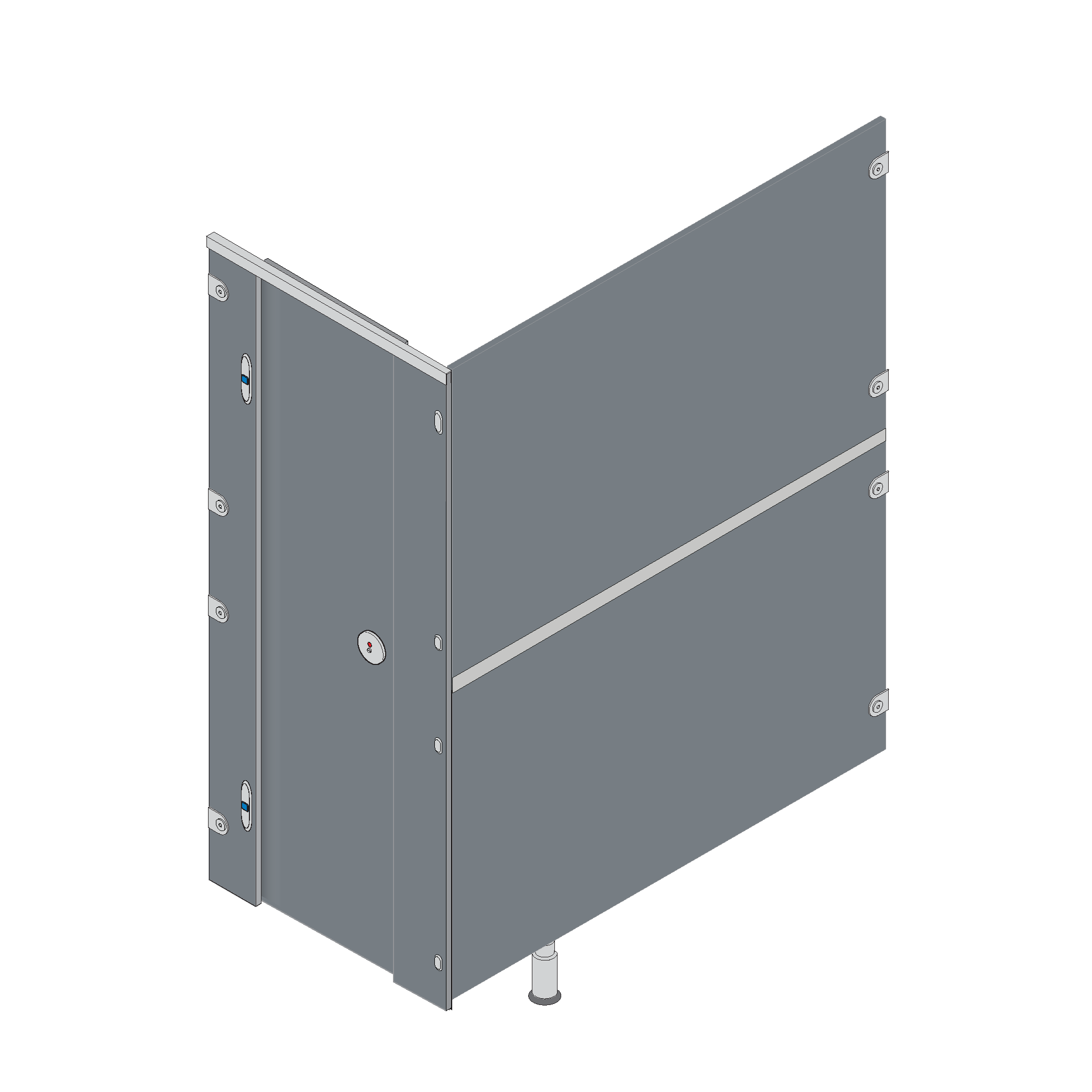 Pendle CGL Stone Grey Cubicles