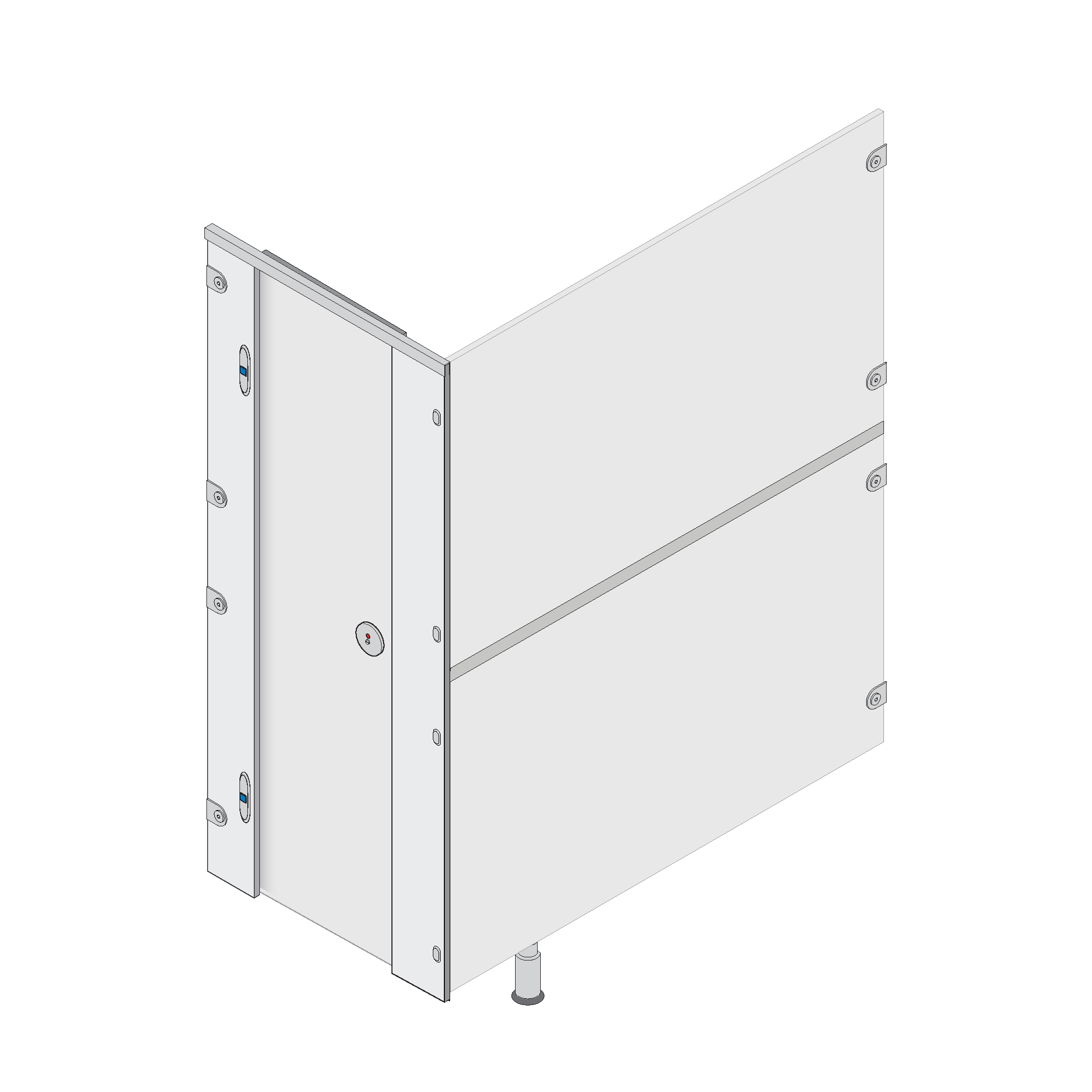 Pendle CGL plain grey cubicle